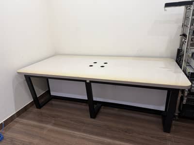 8x4 office table | conference table | Metal powder coated frame