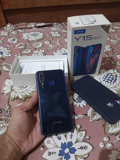 Vivo Y15 4 gb 64 gb with box original mobile