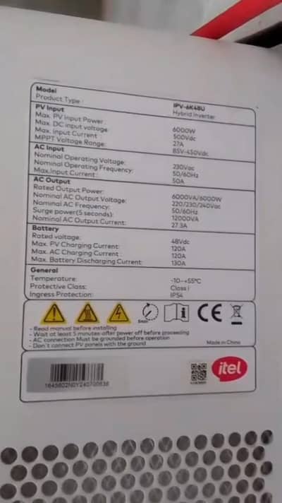 iTel solar inverter hybrid for sale