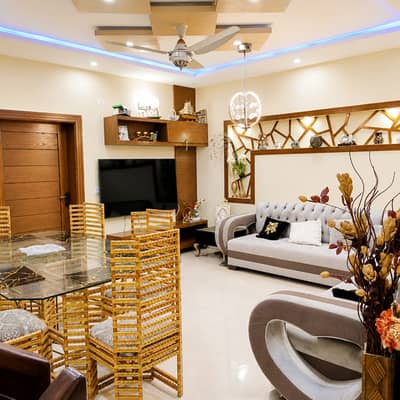 10 Marla full furnished ground portion available for rent upper portion lock