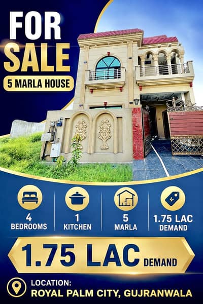 Affordable 05 Marla Spanish Style House Available for Sale