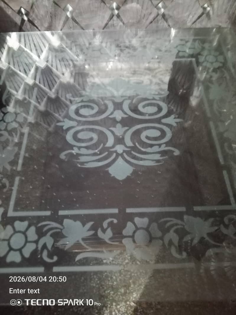 two mirror side tables 1