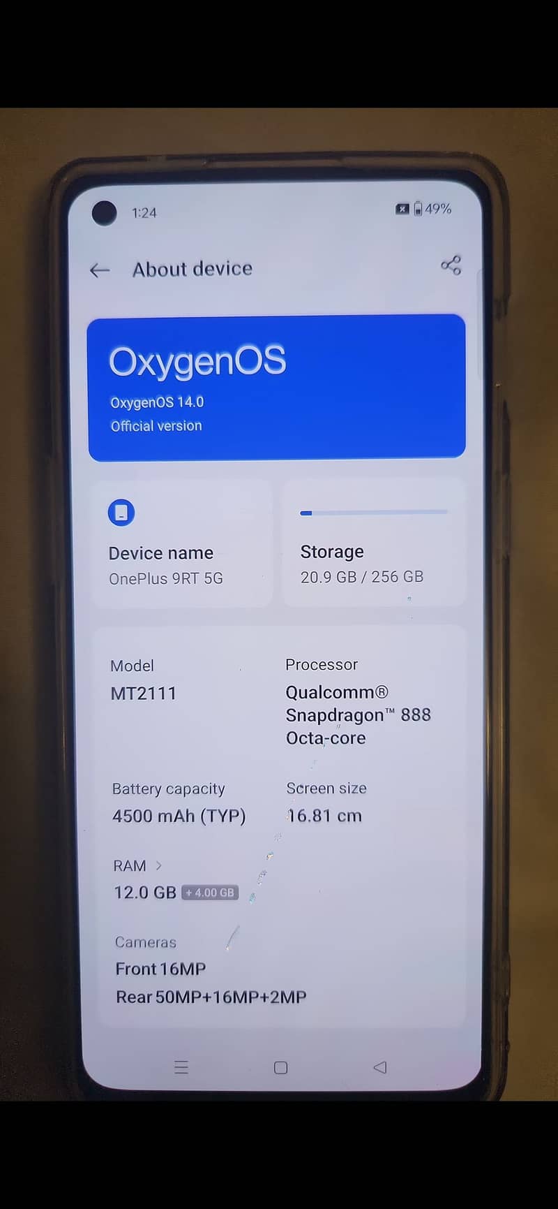 One Plus 9RT 1