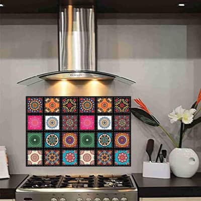 Multicolor Stylish Design Wall sticker High quality 12 PC Pack