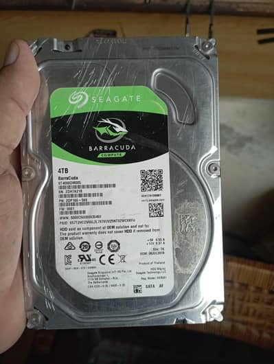 4TB Seagate Hard Disk PC