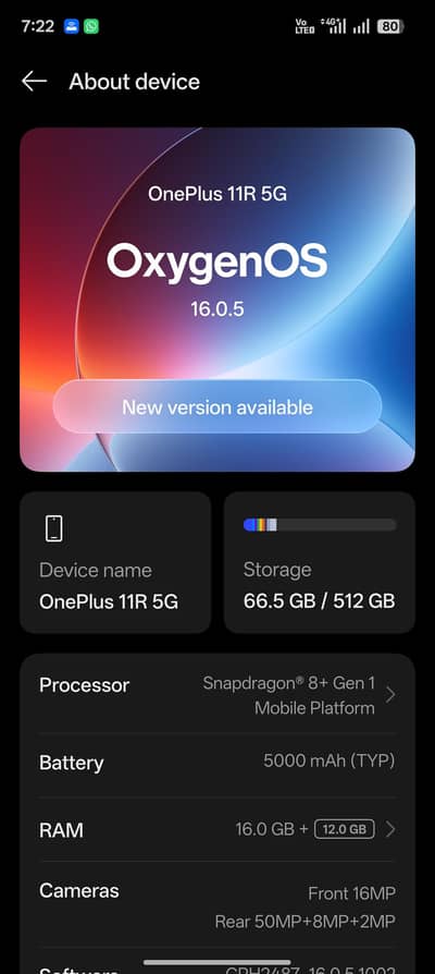 One Plus 11R 5G