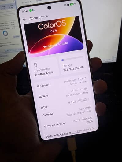 One Plus Ace 5 Snapdragon 8 Gen 3