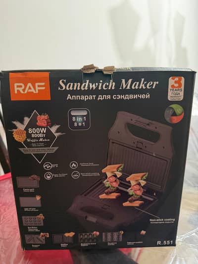 RAF sandwich maker
