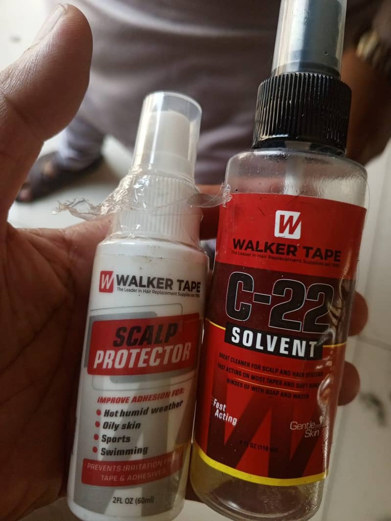 ADHASIVE HAIR PATCH and acecries 3