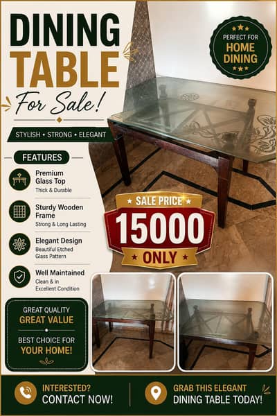 Dinning Table for Sale