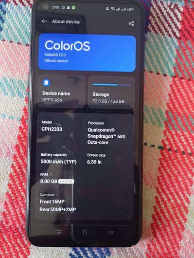 OPPO A96
