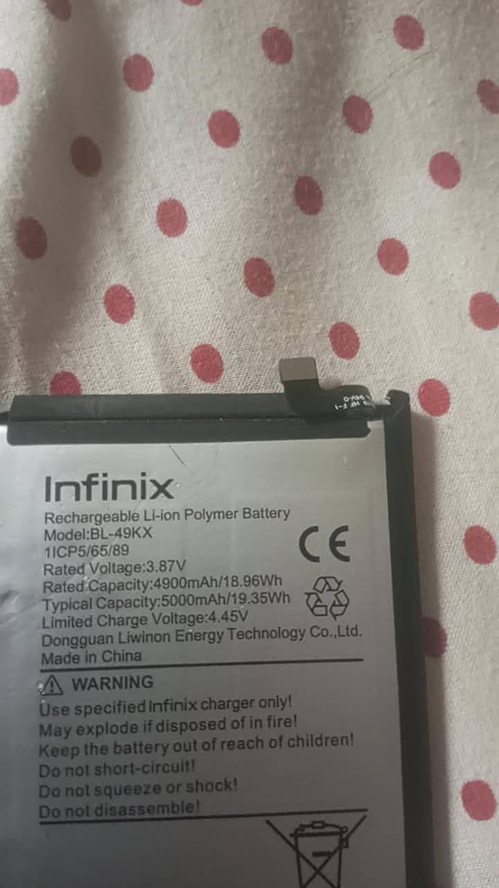 infinitx note 12 battery 2