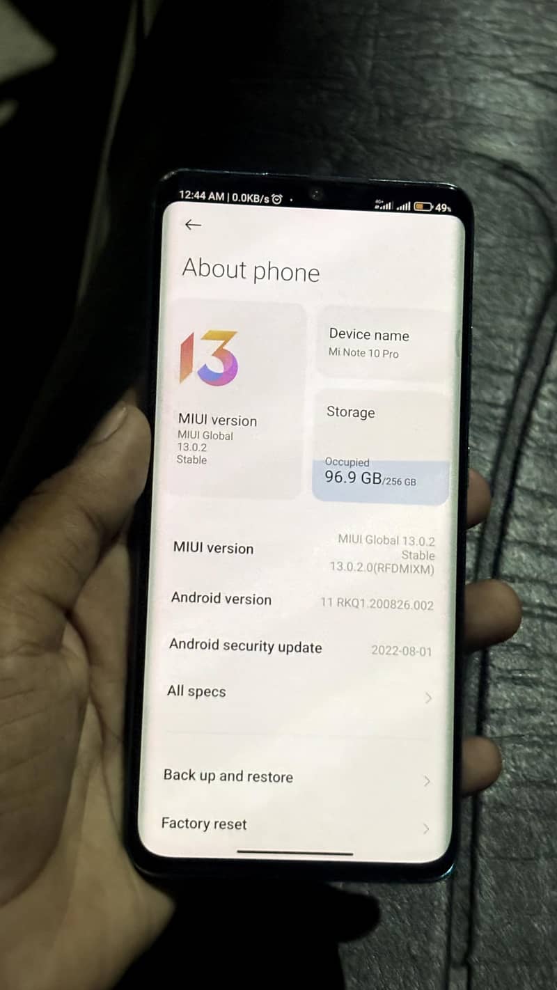 Xiaomi Mi Note 10 Pro 2