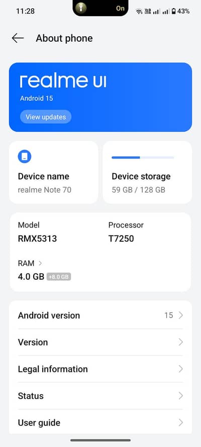 Realme Not 70