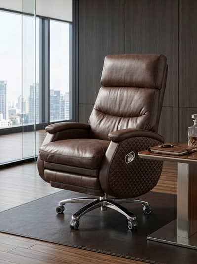 Executive Recliner Chair with Footrest, CEO Chair