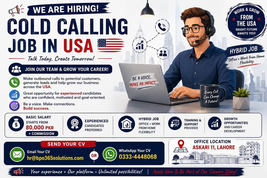 EXPERIENCED COLD CALLER REQUIRED 0