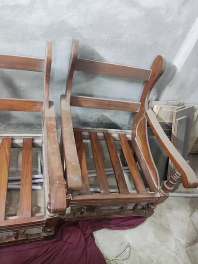 wooden sofa set regular use