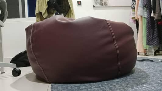 leather bean bag