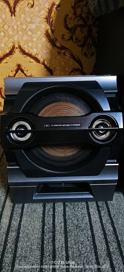 Sony ZX 100d 8.5 inch woofer speaker totally original made in Japan