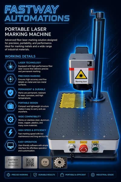 20W Fiber Laser Marking Machine | Raycus Laser Engraver