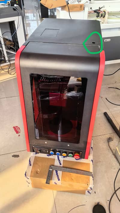 100W Raycus Fiber Laser Marking Machine | Covered Laser Engraver