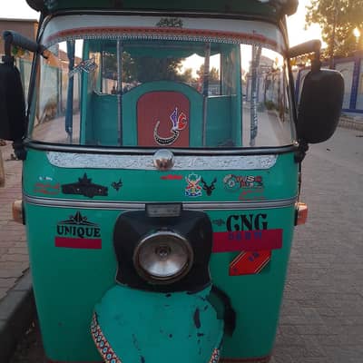 Unique 2018 Model CNG Rickshaw – Karachi Number – Tax Free