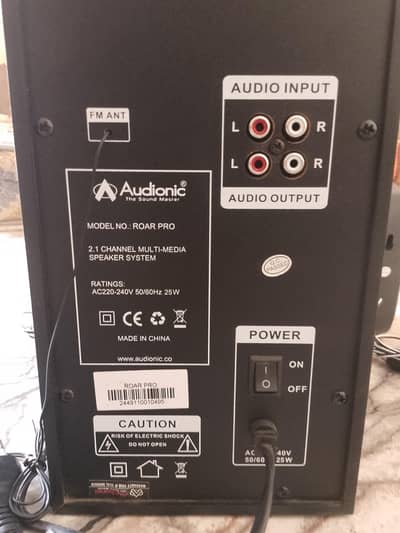 roar pro 2.1 channel speaker