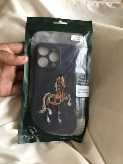Used I phone 14 pro Leather polo Cover just onetime Used