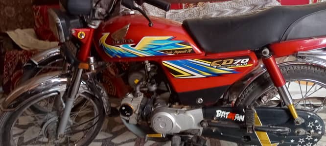 Honda cd 70 model 20/21 what's app number 03009605405