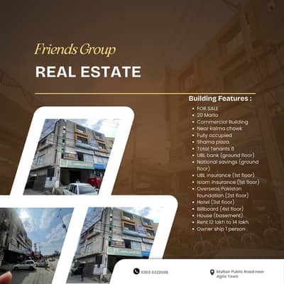 20 Marla Building In Stunning Kaswar Gardezi Road Is Available For sale