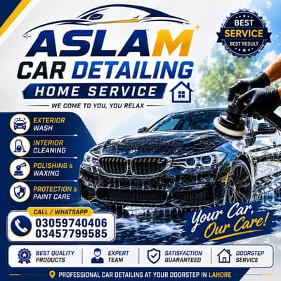 Car Wash Services / Car Detailing / Doorstep Car Cleaning / Polishing