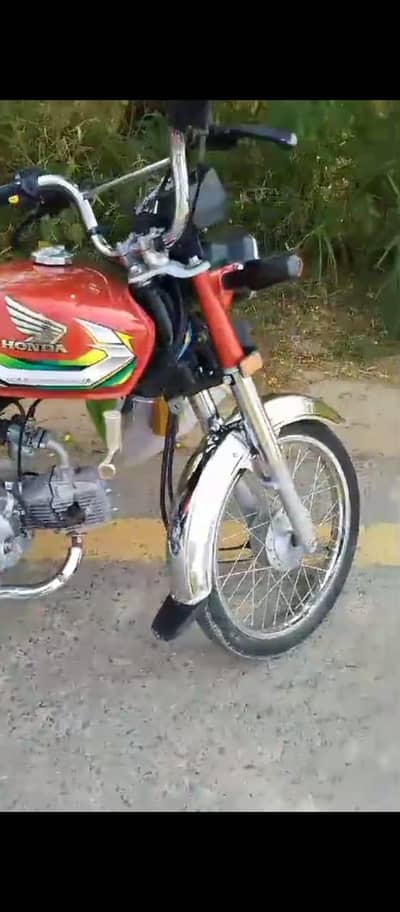 Honda CD 70 all punjab numbr biometric ha