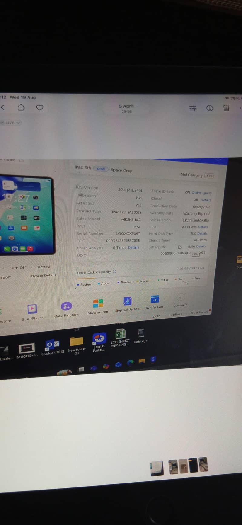 ipad 9th 64gb space gray 2