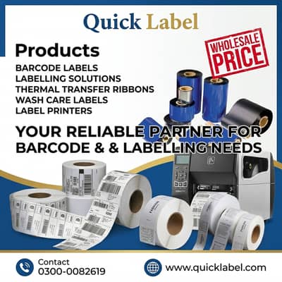 Barcode Labels | Color Labels | Ribbon | Care Labels | Tafeta|stickers