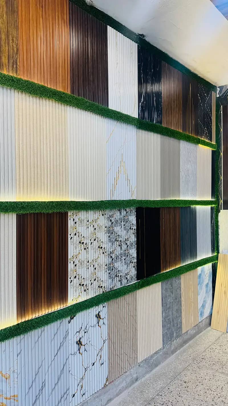 PVC wallpanel- Wpc wallpanel-Fluted wall panel-Solid panel-Media wall 12