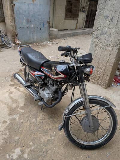 HONDA CG 125 2019 MODEL KARACHI NUMBER FOR SALE