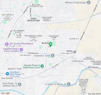 10 Marla Residential Plot For Sale in E4 Block, Sector A, IEP - Engineers Town, Defence Road, Lahore