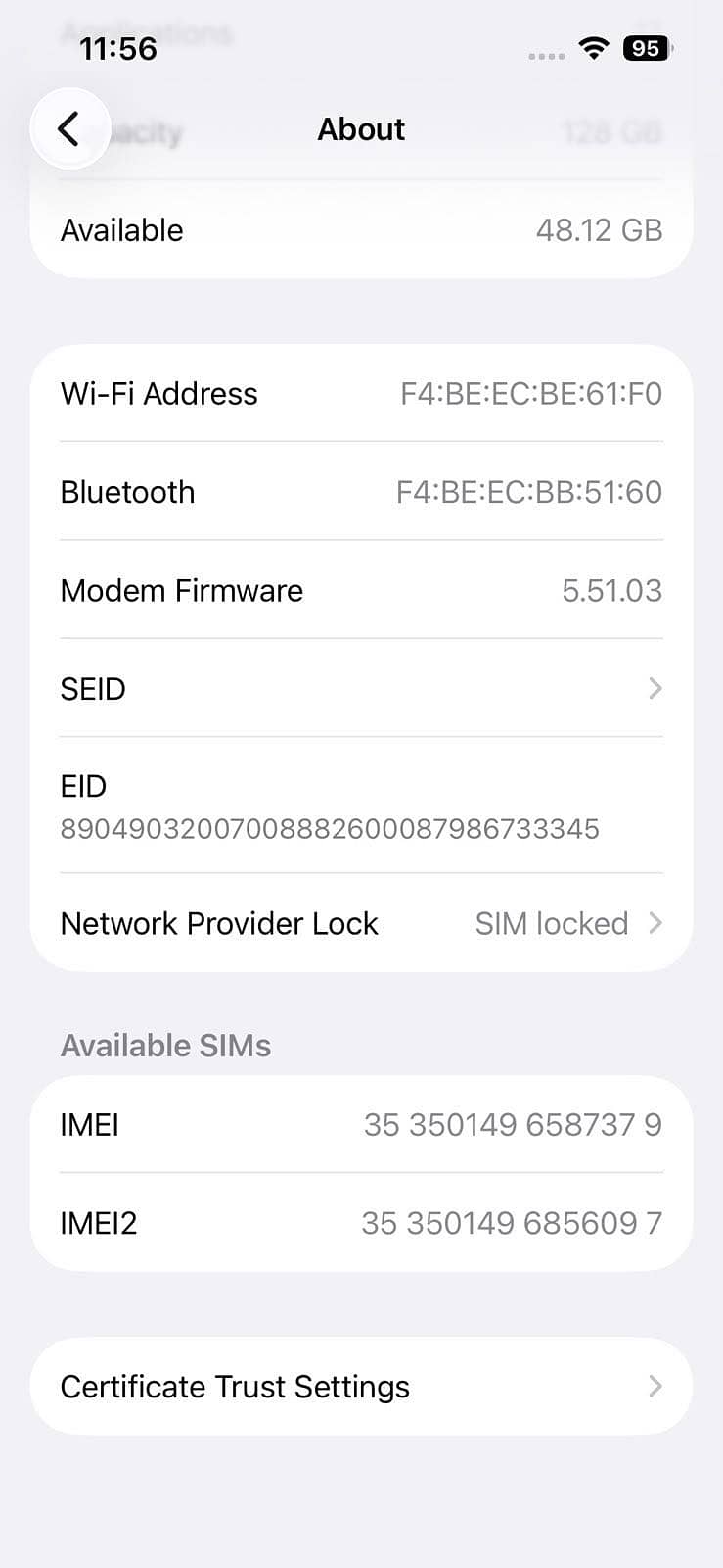 Apple iPhone 13 Pro 128gb JV 10