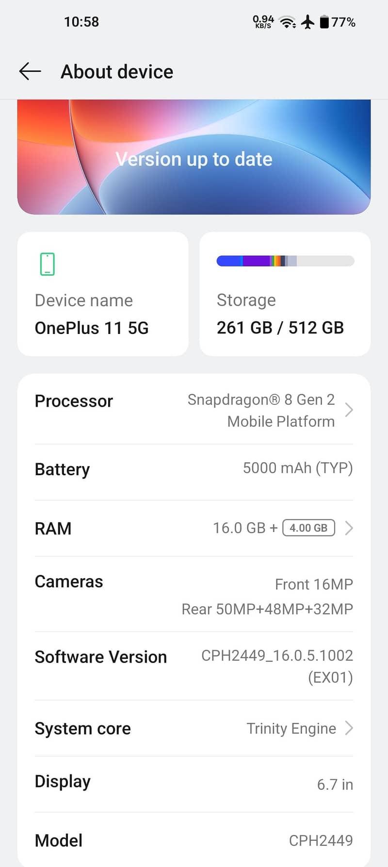 One Plus 11 8