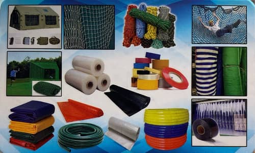 All Types of Polythylene, Tapes, Tarpal, Haxen, Strach, Ropes, Pipes
