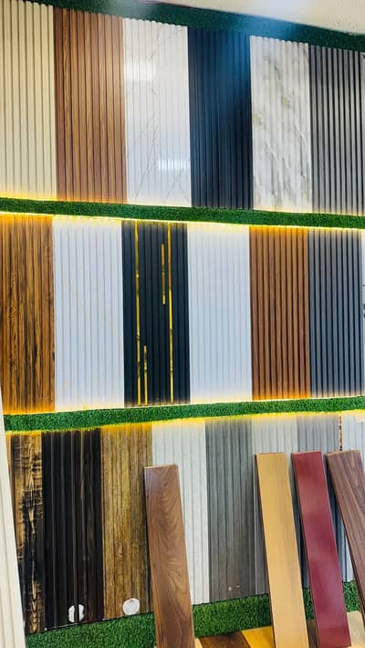 PVC wall panel-Media wall-Pvc wallpaper-Pvc ceiling-Wpc Fluted panel