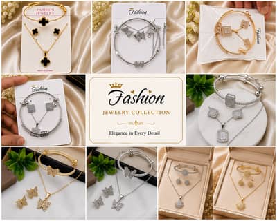 Bridal Jewellery | Necklace Set | Earrings & Bracelet | Jewellery Set