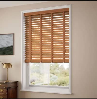Blinds - Office Blinds - Roller Zebra Blind - Window Wooden Blinds