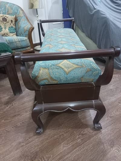 Shesham Wooden three seater Sethi