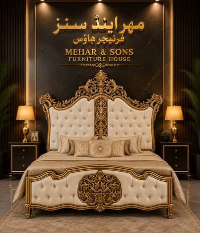 Wooden Bed sets with 10 years warranty