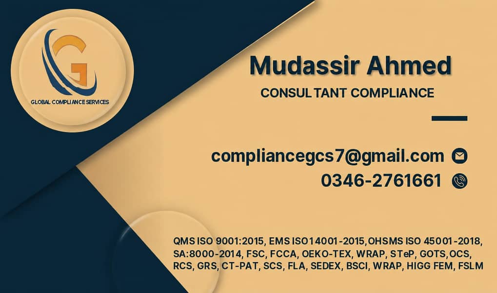 Compliance Certification Consultancy Services 2