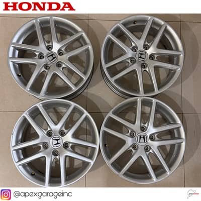 Homda Rims 17 inches (Accord & Civic) 114 PCD 5 Nut