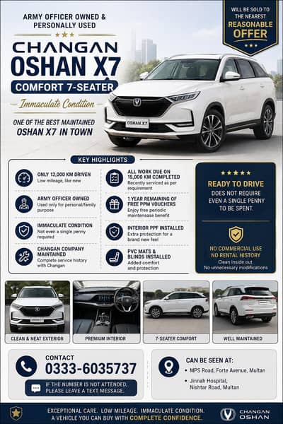 Changan Oshan X7 2025 comfort variant 2025