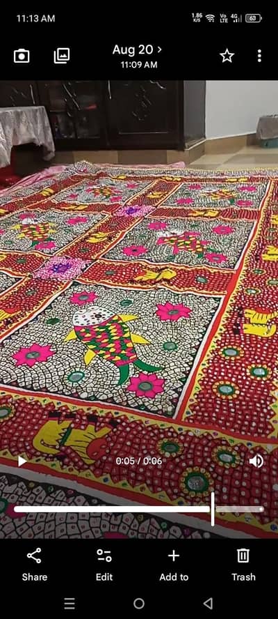 hand made bedsheets