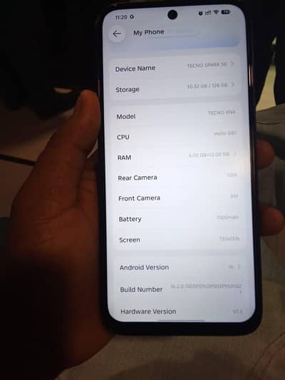 Tecno Spark 50 1 month use  10 to 10 condition he